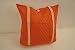 Burnt Orange Book Bag / Diaper Bag / Notebook Bag, Gingham Trim