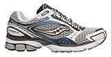  : Saucony Mens ProGrid Triumph 5,White/Blue,7 M