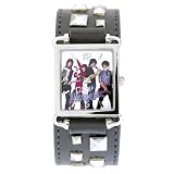  : Camp Rock Studded Watch - Black/ Silvertone