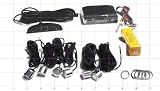 Digital LED Display, 2 Front/4 Rear Drill-in (Silver) Sensors Car Backup System (SD6)