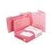 AMP16243 Breast Cancer Awareness Filing Folder Kit, Pink, Letter Size, 12 Sets/Box