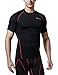 TM-R13-BKRZ_X-Large j-2XL Tesla Men's Cool Dry Compression Baselayer Short Sleeve T Shirts R13