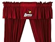NCAA Louisville Cardinals - 5pc Jersey Drapes Curtains and Valance Set