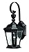 Hinkley 1700BK Traditional One Light Wall Mount from Camelot collection in Blackfinish,