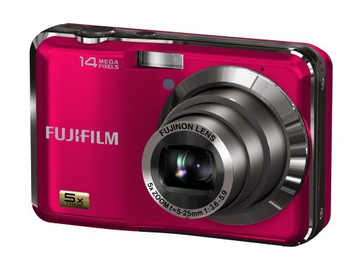 Fujifilm FinePix AX280 Digital Camera - Pink (14MP, 5x Optical Zoom) 3 inch LCD