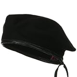 Military Style Beret - Black W08S67D