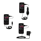 Deluxe Kit for the Samsung SGH-T729 includes a USB cable with Car and Wall Charger - Gomadic Brand w/ TipExchange Technology
