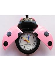 Ladybug New Stainless Steel Case Pocket Watch with Chain
