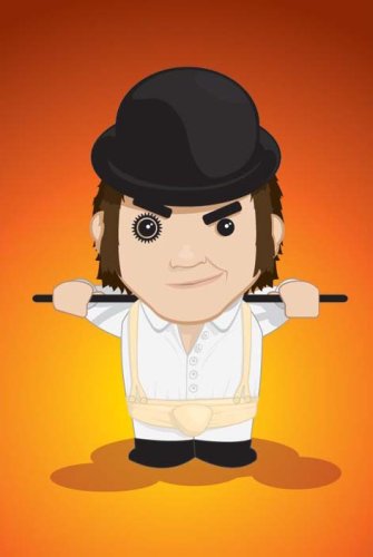 Clockwork Orange (Alex Cartoon) Art Poster Print - 24