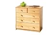 Links 30400060 YORK Kommode 80x40x78 cm 3gr.+2kl. Schubladen