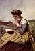 Jean-Baptiste-Camille Corot (Reading woman) Art Poster Print - 13