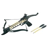 80 Lbs Cobra Self-cocking Crossbow Pistol Cross Bow 15 Arrows