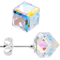 Aurora Cube Stud Earrings MADE WITH SWAROVSKI ELEMENTS
