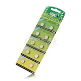 Ecell - 10 x 1.5V L736H ALKALINE WATCH BUTTON CELL BATTERY