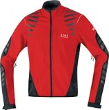 GORE BIKE WEAR Herren Jacke FUSION CROSS WINDSTOPPER&reg; Active Shell, red/black, S