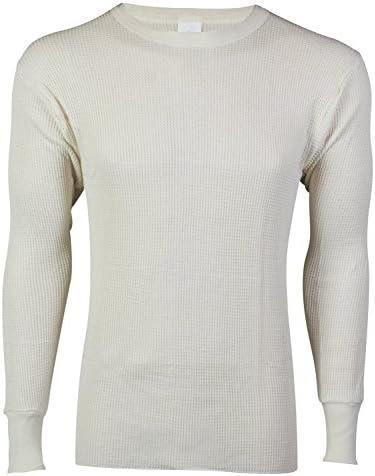 Indera Men's 50/50 Waffle Knit Super Heavy Top