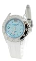 Raymond Weil Ladies Mop Blue Dial White Rubber Strap - 6170  -Sr3-05997