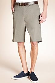 Autograph Pure Cotton Striped Shorts
