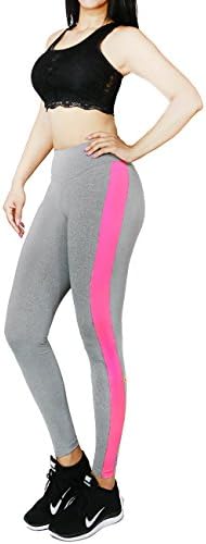 Women's Activewear Running Yoga Sports Gym Fitness Bottom Pants Collection (MEDIUM, GREY-9007)