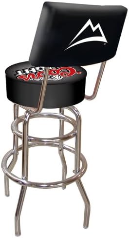 Coors Light Padded Swivel Bar Stool with Back