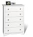 Prepac Monterey White 5-Drawer Chest