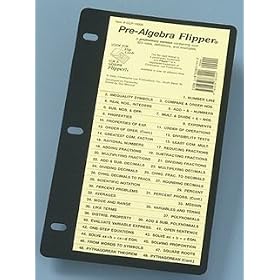 PRE-ALGEBRA FLIP UP STUDY GUIDE