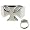 316L CASTING STAINLESS STEEL IRON CROSS RING 15MM WIDTH