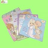4 X PRECIOUS MOMENTS CHILDRENS COLOUING & STICKER BOOKS
