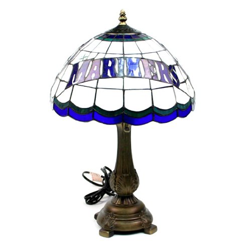 Seattle Mariners Stained Glass Table Lamp
