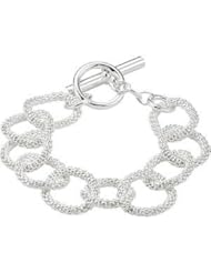 Sterling Silver Mesh Link Bracelet Sterling Silver 08.00 Inch Ch963