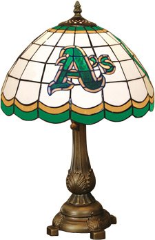 Oakland Athletics Tiffany Table Lamp
