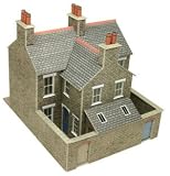 Metcalfe PO262 OO Gauge Card kit - Terraced Houses Stone