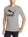 Puma Men's Archive Life Tee Light Gray Heather/Black T-Shirt XL