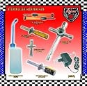 RC Nitro starter kit includes glow plug starter, charger, fuel bottle, wrench for Losi Traxxas HPI XTM AE CEN EXCEED gas radio control car