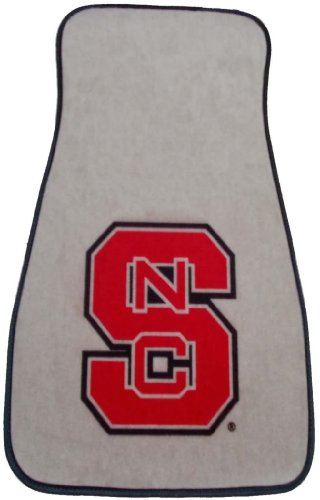North Carolina State Wolfpack Set of 2 Car Floormats (Automats) - NCAA College