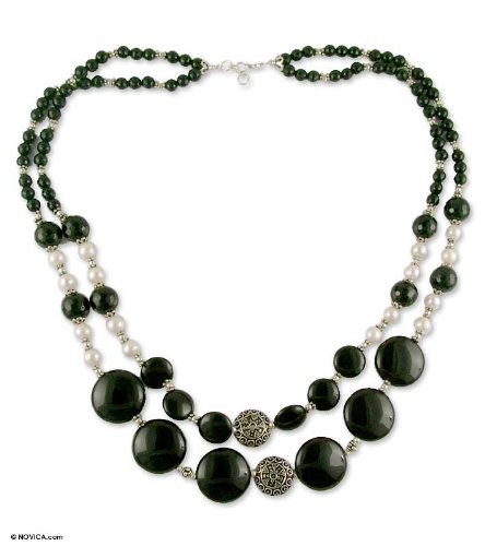 Pearl and onyx double Midnight Dreams
