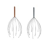 2-Pack Kikkerland Head Massager (Colors May Vary)
