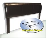 ReviewsFULL SIZE DARK ESPRESSO HEADBOARD LEATHER w/ BED FRAME FULL SIZE DARK ESPRESSO HEADBOARD LEATHER w/ BED FRAME