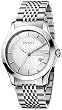 Gucci G Timeless Mens Stainless Steel Bracelet Watch YA126401