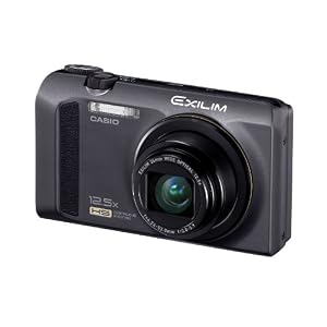 Casio Exilim EX-ZR100 Highspeed-Digitalkamera (12 Megapixel, 12,5-fach opt. Zoom, 7,6 cm (3 Zoll) Display, bildstabilisiert) schwarz