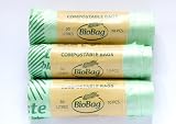 30 Litre Cornstarch BioBag Liner 30 Pack(3 rolls of 10) 100% Biodegradable & Compostable