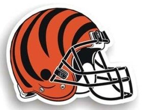 Cincinnati Bengals 12'' Helmet Car Magnet