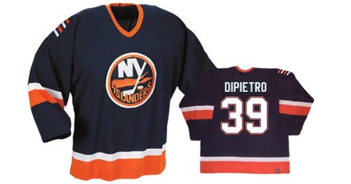 Buy DIPIETRO #39 New York Islanders CCM 550 Series Replica NHL Hockey Jersey (NHLPA Certified Custom...