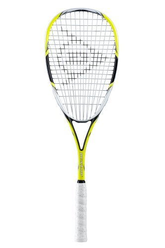 Dunlop Tempo Graphite Squash Racket - Yellow/Black/White, 500cm Sq