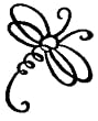 Stampendous Rubber Stamp-Petite Dragonfly