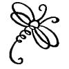 Stampendous Rubber Stamp-Petite Dragonfly