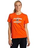 NHL Women's Philadelphia Flyers Authentic Progression Team Short Sleeve Basic Tee (Orange, Large)