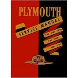 1946 1949 1950 1951 1952 PLYMOUTH Service Manual Book by Plymouth