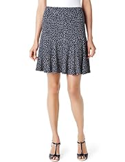 Spotted Skater Mini Skirt