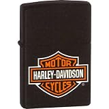 Harleydavidson Hd Logo Black Zippo Lighter Style: Black Matte Zippo Manufacturing 208Hd.H252